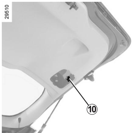 RENAULT SCENIC III - FEUX ARRÈRE ET LATERAUX : remplacement des lampes (3/4) - 1