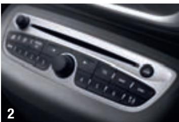RENAULT WIND - Radiosat CD MP3 bluetooth* (de série ou en OPTION SELON versions) - 1