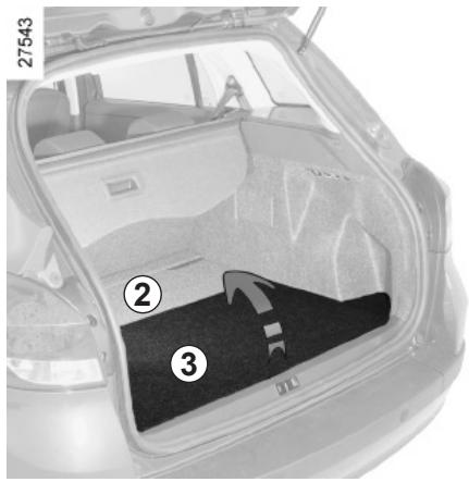 RENAULT CLIO 3 2012 - LUGGAGE COMPARTMENT STORAGE (2/2) - 1