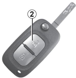 RENAULT CLIO 3 2012 - RADIO FREQUENCY REMOTE CONTROL: use (1/2) - 2