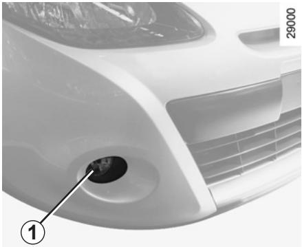 RENAULT CLIO 3 2012 - HEADLIGHTS: additional/front fog lights - 1