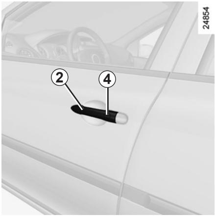 RENAULT CLIO 3 2012 - HANDS-FREE RENAULT CARD: use (2/2) - 1