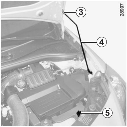 RENAULT CLIO 3 2012 - BONNET (2/2) - 1