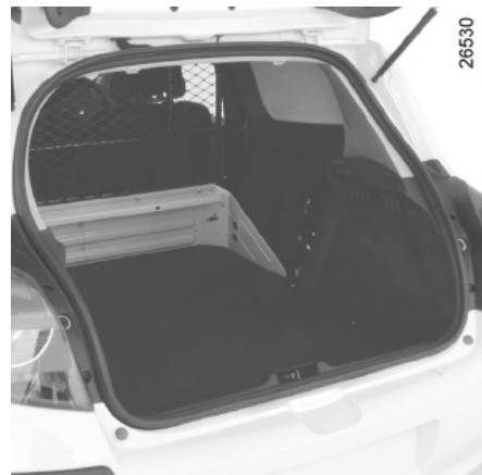 RENAULT CLIO 3 2012 - LUGGAGE COMPARTMENT COVER: utility versions - 4