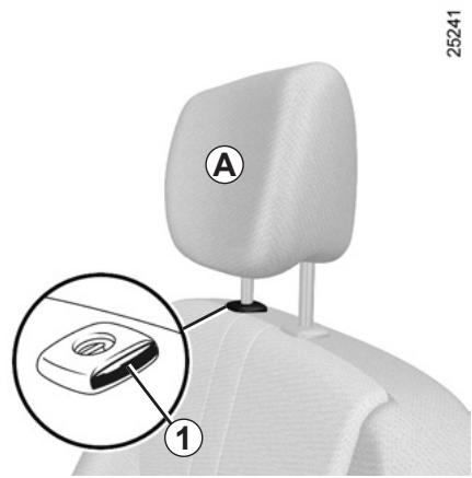 RENAULT CLIO 3 2012 - FRONT HEADRESTS (1/2) - 1
