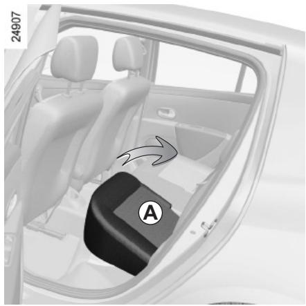 RENAULT CLIO 3 2012 - REAR BENCH SEAT: functions (1/2) - 1
