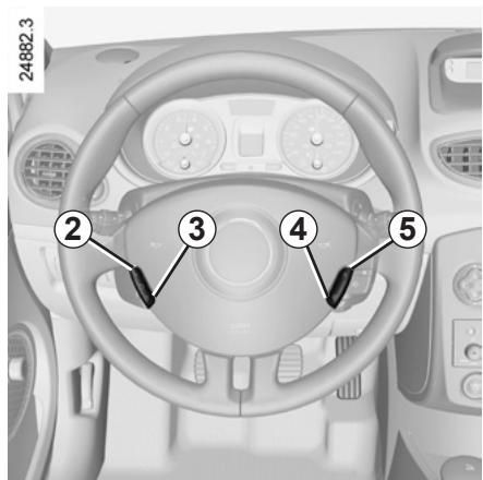 RENAULT CLIO 3 2012 - CRUISE CONTROL/SPEED LIMITER: cruise control function (1/4) - 3