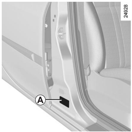 RENAULT CLIO 3 2012 - VEHICLE IDENTIFICATION PLATES - 1