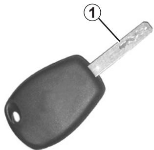RENAULT CLIO 3 2012 - KEY/RADIO FREQUENCY REMOTE CONTROL: general information (1/2) - 1