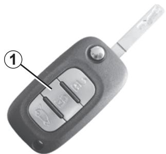RENAULT CLIO 3 2012 - RADIO FREQUENCY REMOTE CONTROL: deadlocking - 2