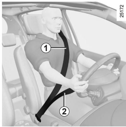 RENAULT CLIO 3 2012 - Adjusting your driving position - 1