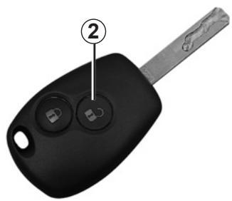 RENAULT CLIO 3 2012 - RADIO FREQUENCY REMOTE CONTROL: use (1/2) - 1