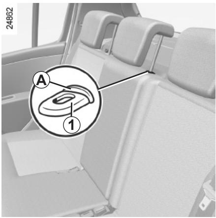 RENAULT CLIO 3 2012 - REAR HEAD RESTS - 1