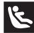 RENAULT CLIO 3 2012 - Child seat fitted using the ISOFIX mounting - 1