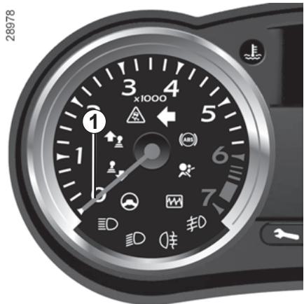 RENAULT CLIO 3 2012 - INSTRUMENT PANEL: displays and indicators (1/3) - 1