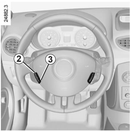 RENAULT CLIO 3 2012 - CRUISE CONTROL/SPEED LIMITER: cruise control function (3/4) - 1