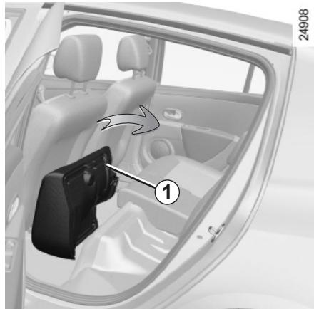 RENAULT CLIO 3 2012 - REAR BENCH SEAT: functions (2/2) - 3