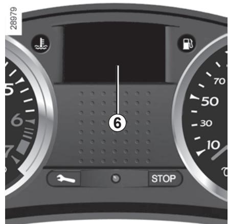 RENAULT CLIO 3 2012 - Trip computer and warning system - 1
