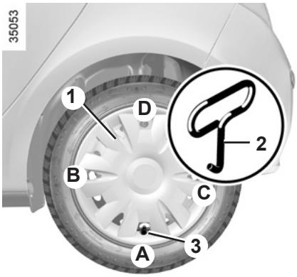 RENAULT CLIO 3 2012 - WHEEL TRIMS - WHEEL - 1