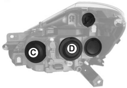 RENAULT CLIO 3 2012 - HALOGEN HEADLIGHTS: changing bulbs (2/3) - 1