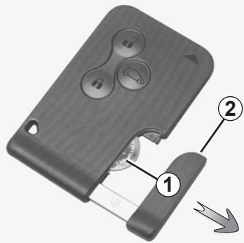 RENAULT CLIO 3 2012 - RENAULT CARD: battery - 1