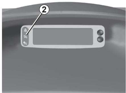 RENAULT CLIO 3 2012 - Activating the front passenger air bags - 1