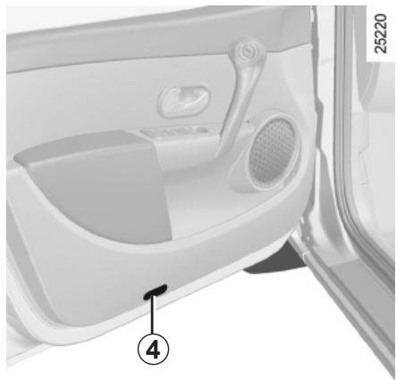 RENAULT CLIO 3 2012 - Map reading lights - 1