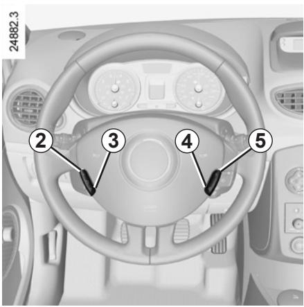 RENAULT CLIO 3 2012 - CRUISE CONTROL/SPEED LIMITER: cruise control function (4/4) - 1