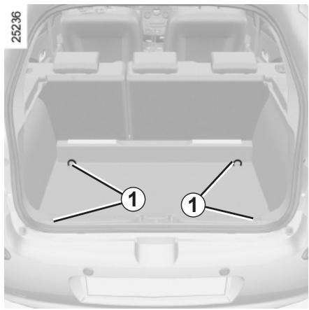 RENAULT CLIO 3 2012 - LUGGAGE COMPARTMENT STORAGE (1/2) - 1