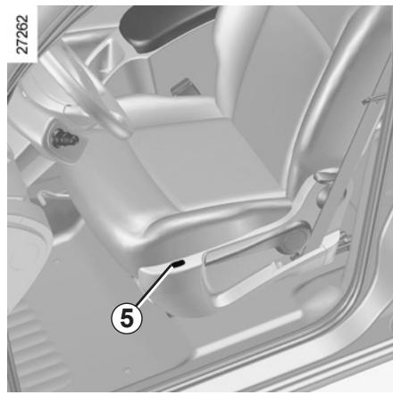 RENAULT KANGOO ZE 2012 - Pour incliner le dossier - 1