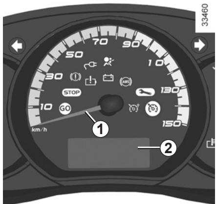 RENAULT KANGOO ZE 2012 - Afficheurs et indicateurs (1/3) - 1