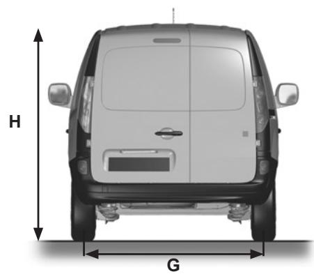 RENAULT KANGOO ZE 2012 - MASSES (en kg) - 3