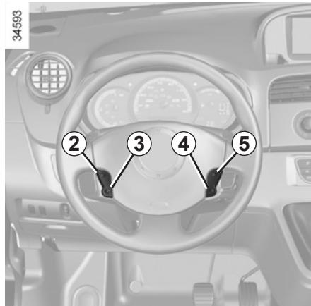 RENAULT KANGOO ZE 2012 - Régulateur-limiteur de vitesse : fonction limiteur (1/3) - 1