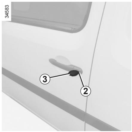 RENAULT KANGOO ZE 2012 - Témoin d'état des ouvrants - 2