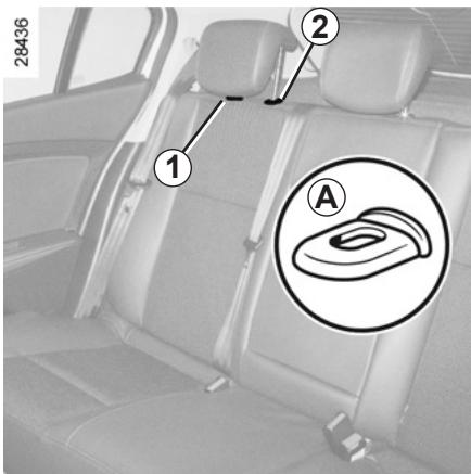 RENAULT MEGANE 3 2011 - REAR HEADRESTS - 1