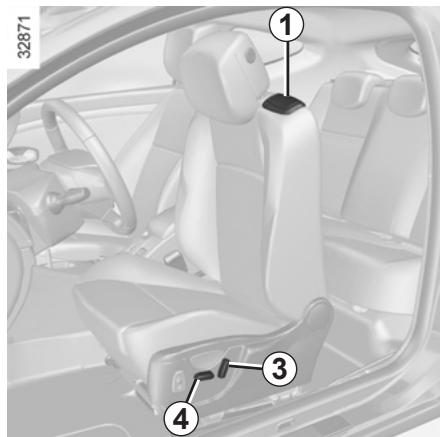 RENAULT MEGANE 3 2011 - Manually controlled seats - 1