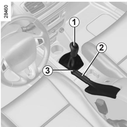 RENAULT MEGANE 3 2011 - GEAR LEVER/HANDBRAKE - 1