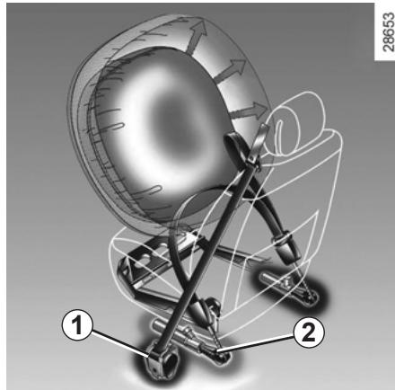 RENAULT MEGANE 3 2011 - METHODS OF RESTRAINT IN ADDITION TO THE FRONT SEAT BELTS (1/4) - 1