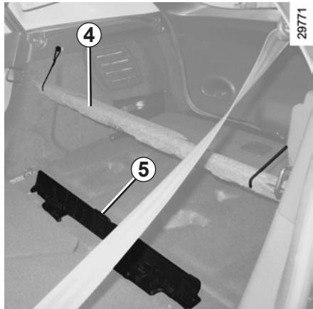 RENAULT MEGANE 3 2011 - REAR BENCH SEAT functions (2/3) - 1
