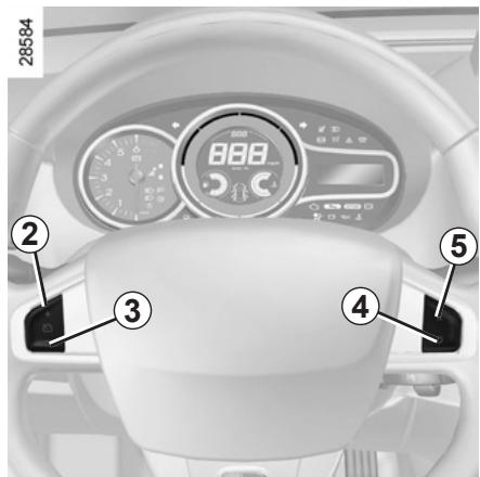 RENAULT MEGANE 3 2011 - CRUISE CONTROL/SPEED LIMITER: speed limiter function (1/3) - 2