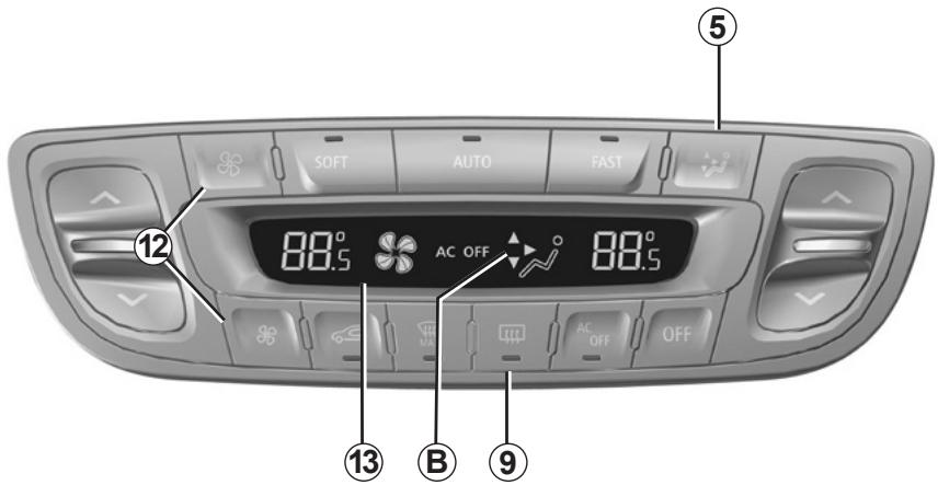 RENAULT MEGANE 3 2011 - AUTOMATIC CLIMATE CONTROL (4/5) - 1
