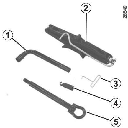 RENAULT MEGANE 3 2011 - TOOL KIT/WHEEL TRIM - WHEEL - 1