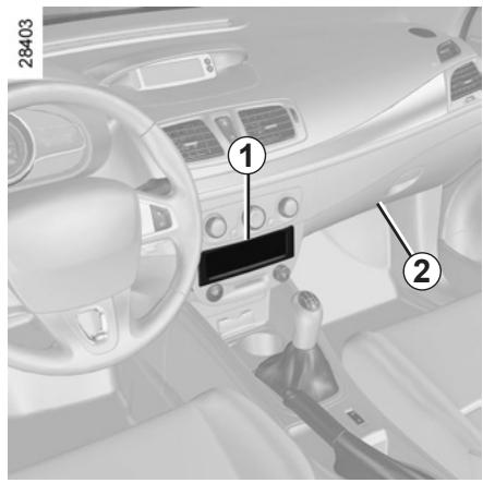 RENAULT MEGANE 3 2011 - Using the telephone - 1