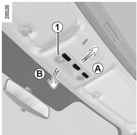 RENAULT MEGANE 3 2011 - INTERIOR LIGHTING: changing bulbs (1/2) - 1