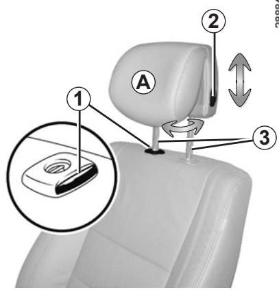 RENAULT MEGANE 3 2011 - FRONT HEADRESTS - 1