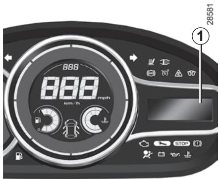 RENAULT MEGANE 3 2011 - TRIP COMPUTER: general information (1/2) - 1