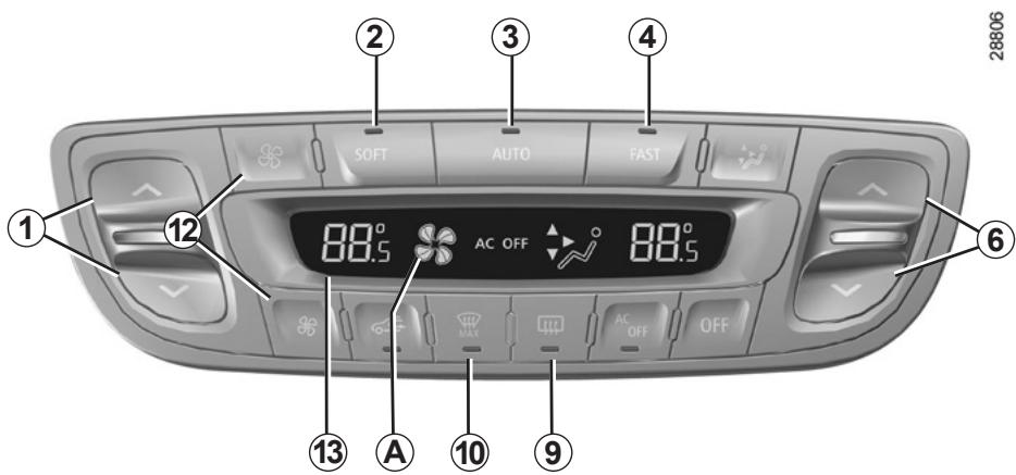 RENAULT MEGANE 3 2011 - AUTOMATIC CLIMATE CONTROL (2/5) - 1