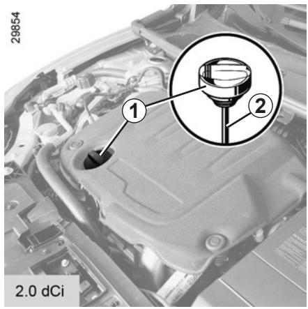 RENAULT MEGANE 3 2012 - NIVEAU HUILME MOTEUR: appoint, replissage (3/3)/VIDANGE MOTEUR - 1