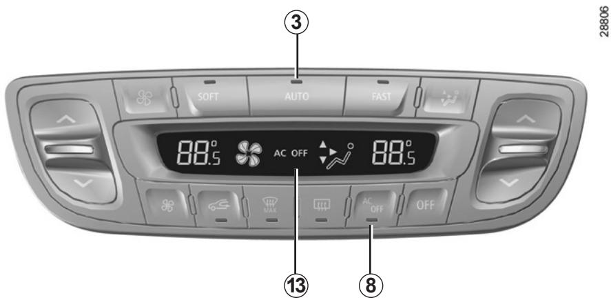 RENAULT MEGANE 3 2012 - CLIMATISATION AUTOMATIQUE (3/5) - 1