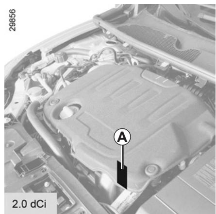 RENAULT MEGANE 3 2012 - PLAQUES D'IDENTIFICATION MOTEUR (3/3) - 3